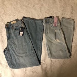 NWT Bundle - Universal Thread + Wild Fable Wide Leg and Mom Jean